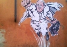 Papa-Superman al Vaticano